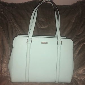 Kate Spade Tiffany Blue Tote - Like New
